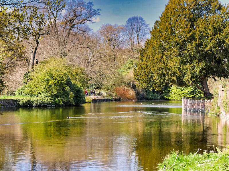 Dunham Massey Moat © David Dixon :: Geograph Britain and Ireland