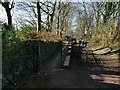 Ramp out of Calverley Cutting