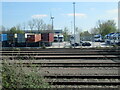 Sidings and yard near Severnside Trading Estate