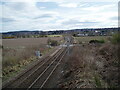 NH6945 : Inverness to Perth rail line near Cradlehall by Douglas Nelson