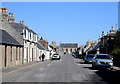 Long walk along the High Street, New Aberdour