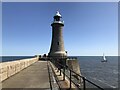 NZ3869 : Tynemouth Lighthouse by Anthony Foster