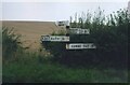 Direction Sign - Signpost by the A367, Englishcombe parish