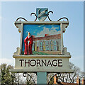 Thornage village sign