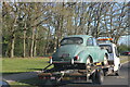 Broken down Morris Minor