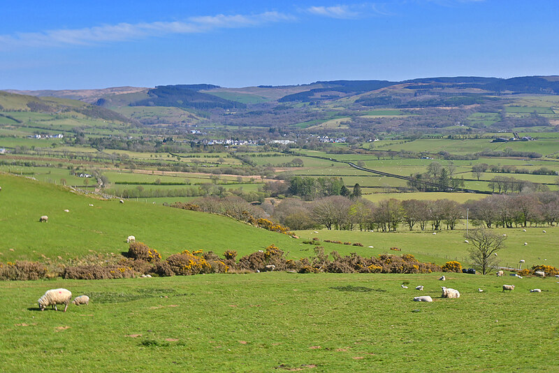 View over the Teifi valley around... © Nigel Brown :: Geograph Britain ...