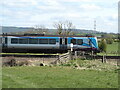 Train passing Welbury Grange