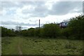 Train passing Poppleton Ings