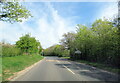 Leigh Sinton village sign on B4503