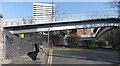 SP3379 : Footbridge crossing Radford Road by Alan Paxton