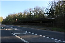 SU4931 : Basingstoke Road crossing the River Itchen by David Howard