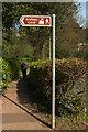 SX9364 : Sign for Anstey's Cove by Derek Harper