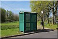 Bus shelter and bus stop, Westwood Road, Westlands, Droitwich Spa, Worcs