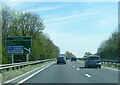 A64 nearing Fulford turn