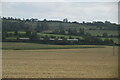 Farmland below the escarpment