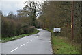 Entering Cranbrook, Golford Rd