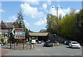 The A1058 enters underpass