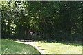 Gate on footpath to Horsted Keynes