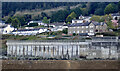 Three landmarks above Newcastle Harbour