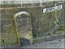 SE0523 : Milestone at the top of Jerry Lane by Stephen Craven