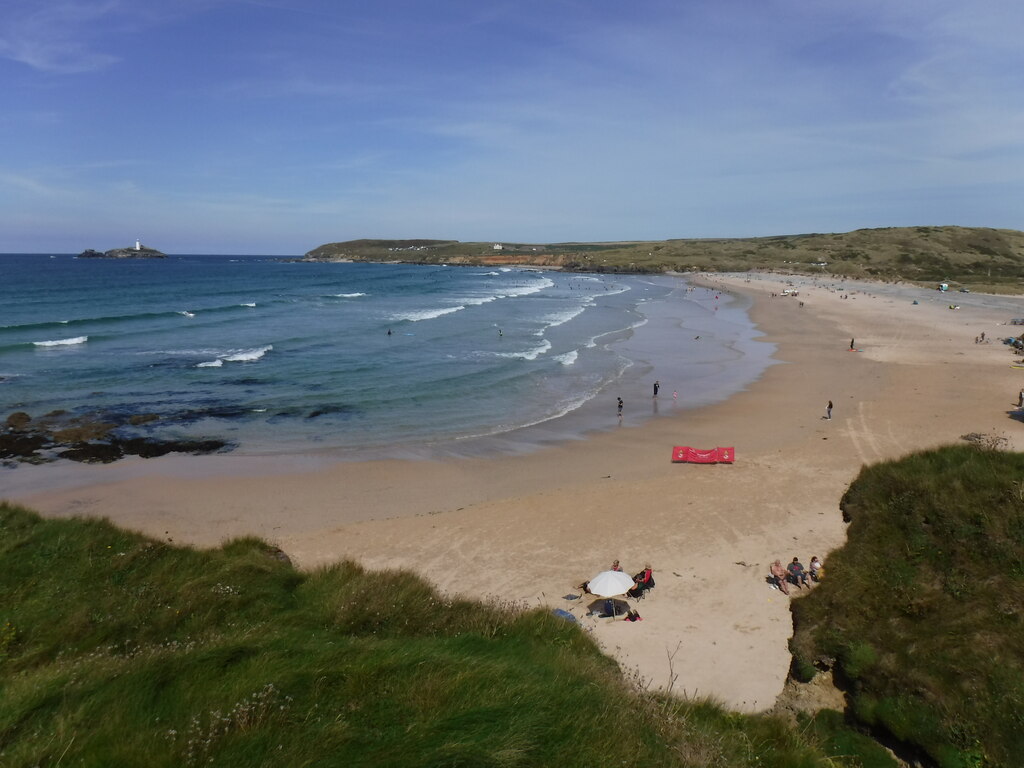 A great view along St Gothian Sands from... © David Medcalf :: Geograph ...