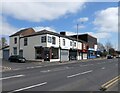 SJ9495 : Shops on Manchester Road by Gerald England