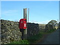 Elizabeth II postbox on Grass Wood Lane