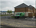 ST2996 : Sunbelt Rentals green van, Lôn Nant, Cwmbran by Jaggery