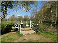 TM2280 : Footbridge over the River Waveney at Needham by Adrian S Pye