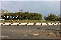TL5787 : Roundabout on the A10, Littleport by David Howard