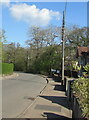 Towards a bend in Forest Road, Lydney