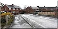 Houses at bend in Stackbraes Road