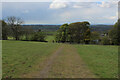 Bridleway descending Charles Brow