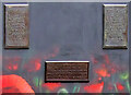 J and N Philips War Memorial (detail - World War II)