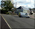 Powys County Council van in Penrhos