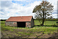 Shed and tree, Bancran