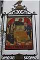 Sign of the Triple Plea pub, north of Halesworth