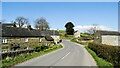 Road through Hardings Booth near Longnor