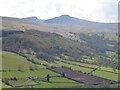 SO1022 : View of the Brecon Beacons from Allt yr Esgair by Philip Halling