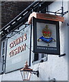 NY6820 : Signs for the Crown & Cushion on Boroughgate, Appleby by JThomas