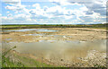 Flooded area east of East Tilbury