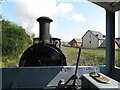 Brake van ride on the Barry Tourist Railway