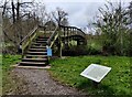 SO2980 : Footbridge across the River Clun by Mat Fascione