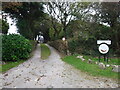 The lane to Poldarves Farm