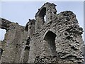 SO2980 : Inside the ruined Great Tower at Clun Castle by Mat Fascione