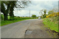 Pothole along Corbally Road