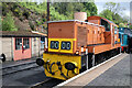 SO7975 : A Class 14 diesel hydraulic locomotive arriving at Bewdley by Chris Allen