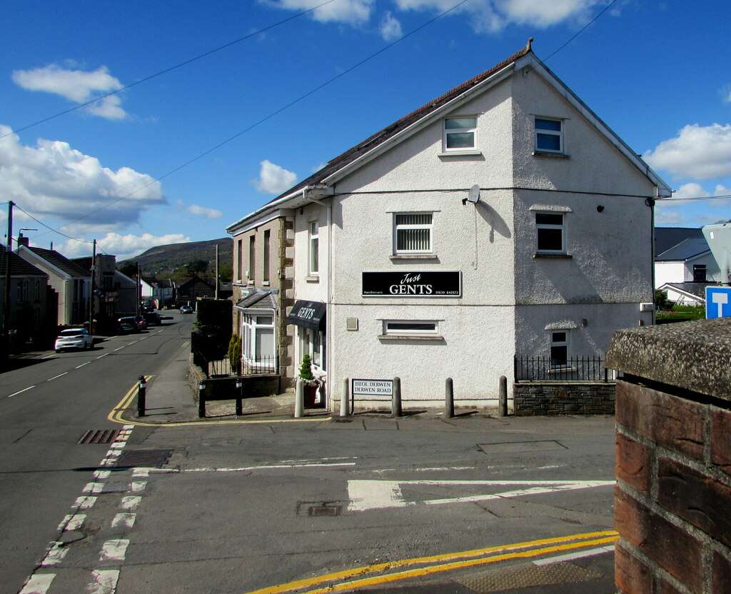 Just Gents on an Ystradgynlais corner © Jaggery :: Geograph Britain and ...