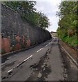 High Stone wall on Morningside Road