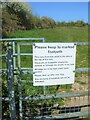 Footpath entrance on East End Lane